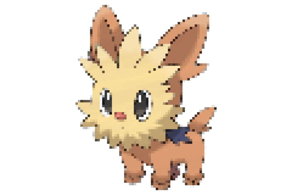 pixel art pokemon ponchiot