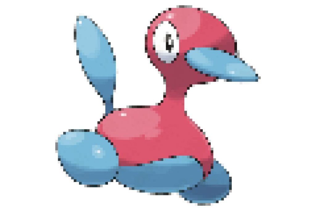 pixel art pokemon porygon2