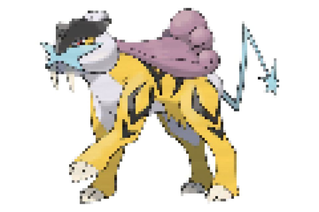 pixel art pokemon raikou