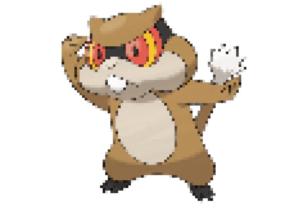 pixel art pokemon ratentif