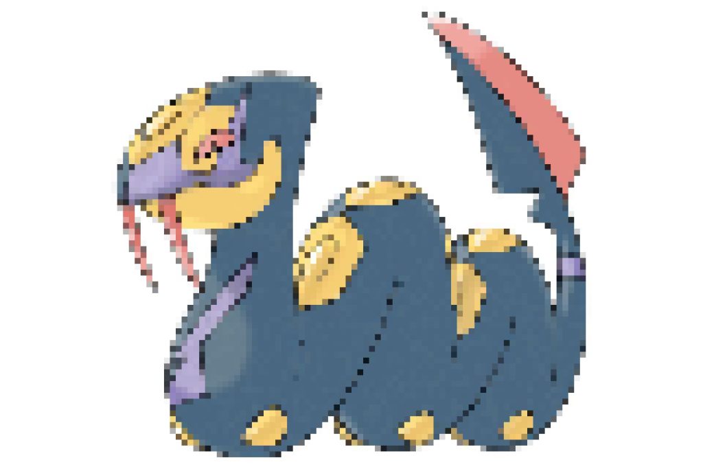 pixel art pokemon seviper