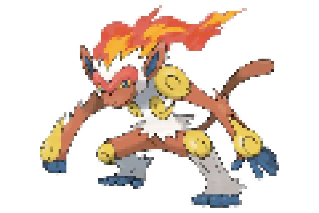 pixel art pokemon simiabraz