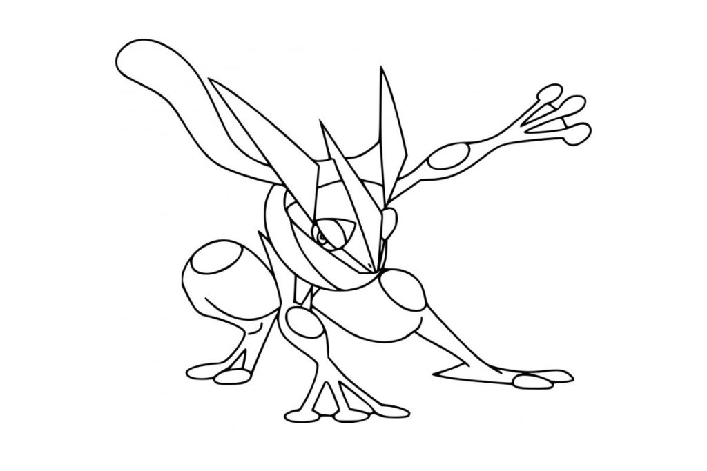 coloriage pokemon amphinobi