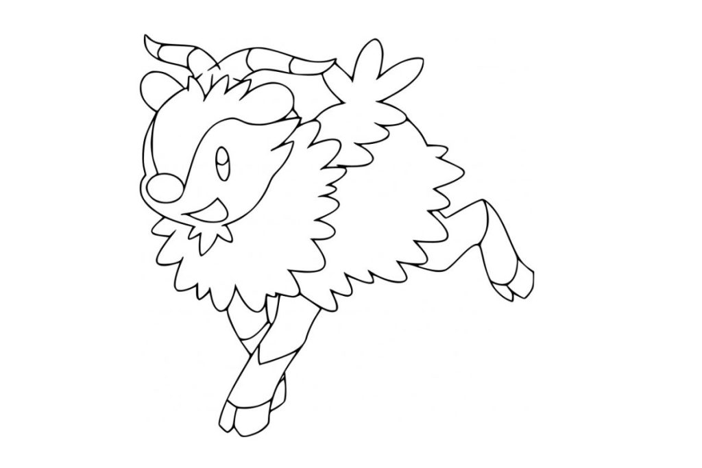 coloriage pokemon cabriolaine