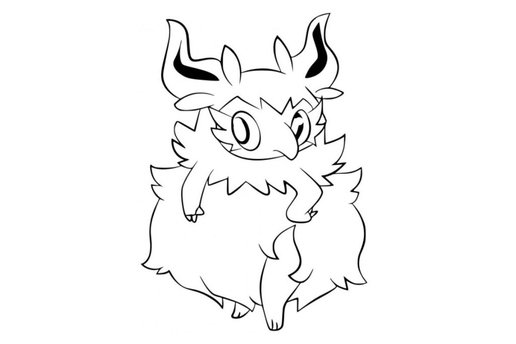 coloriage pokemon cocotine