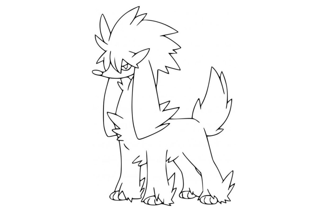 coloriage pokemon couafarel forme sauvage