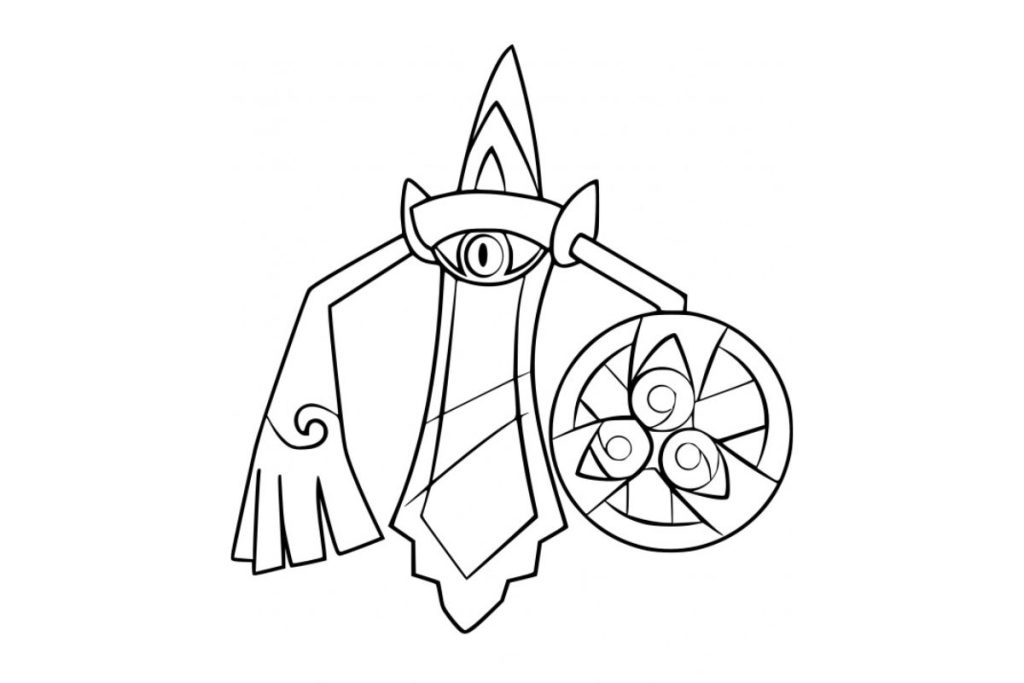 coloriage pokemon exagide forme assaut