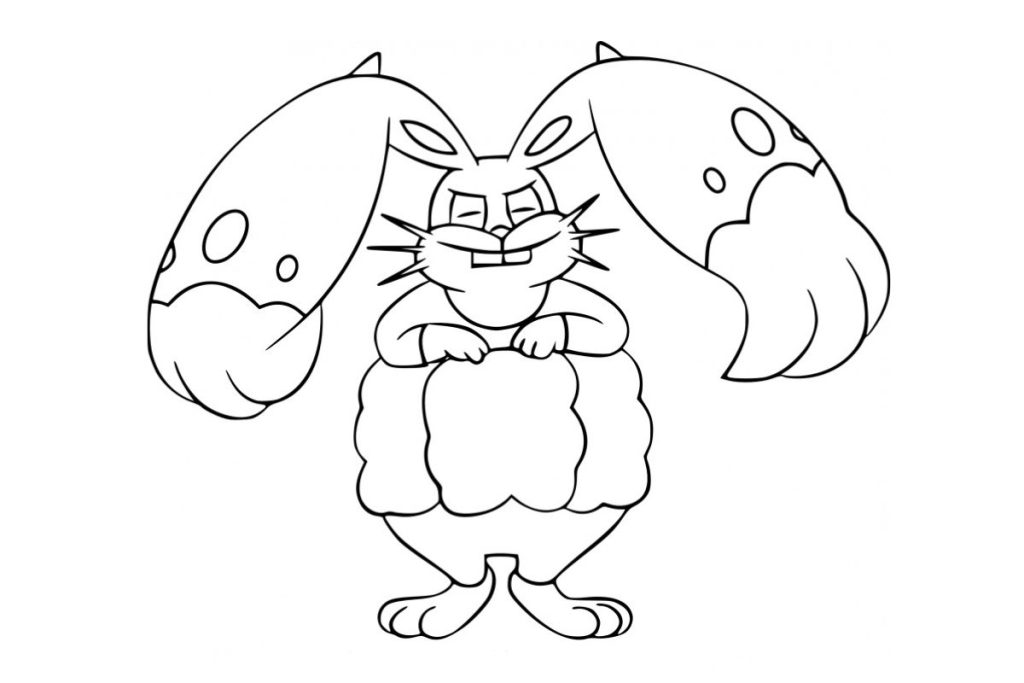 coloriage pokemon excavarenne