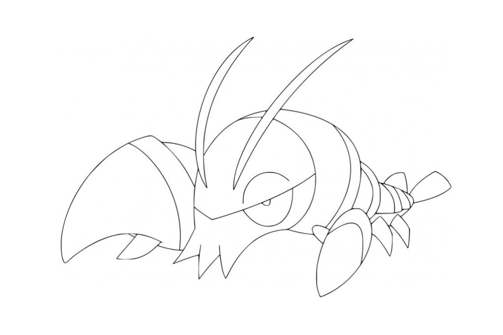 coloriage pokemon flingouste