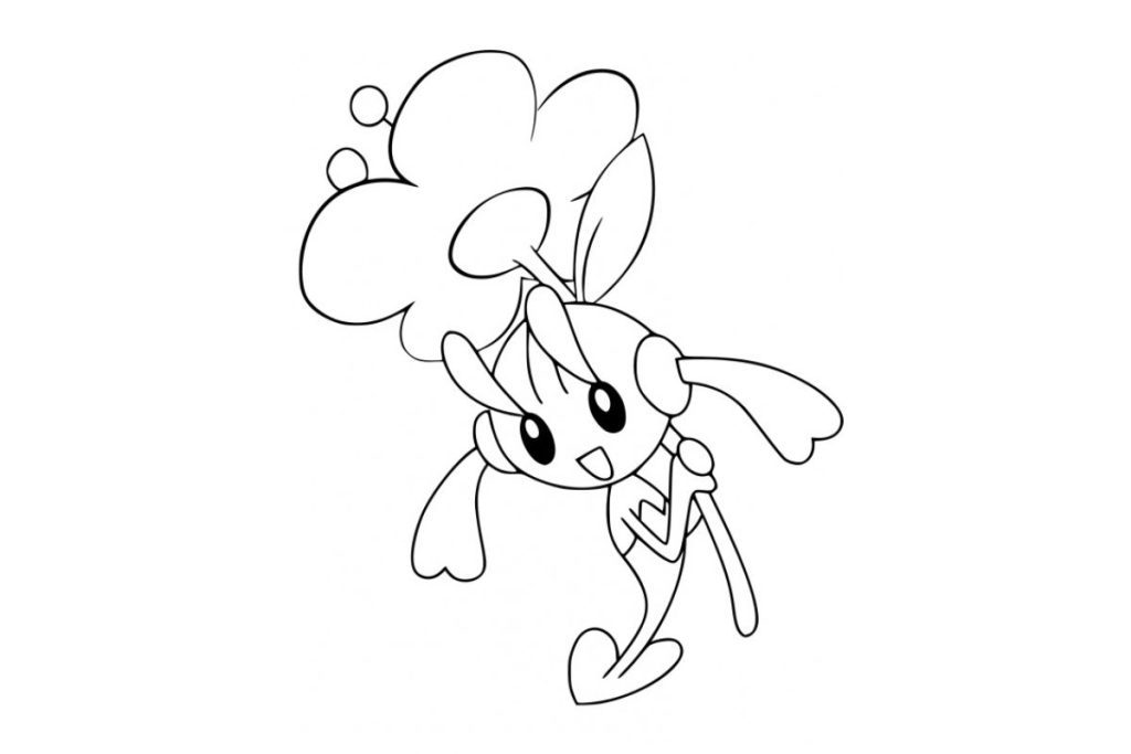 coloriage pokemon floette