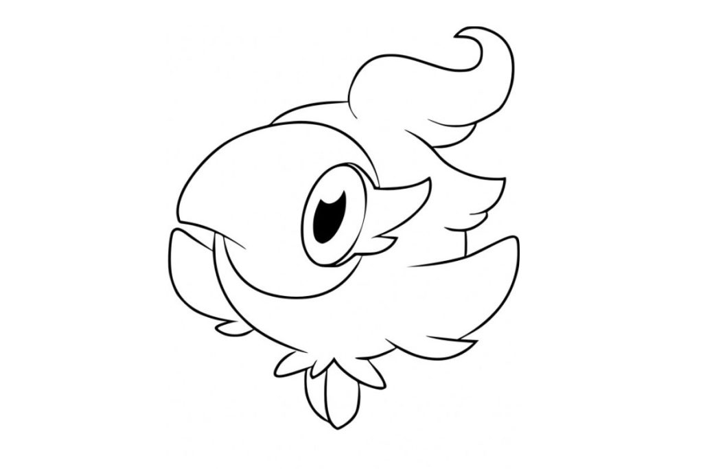 coloriage pokemon fluvetin