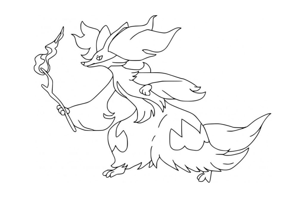 coloriage pokemon goupelin