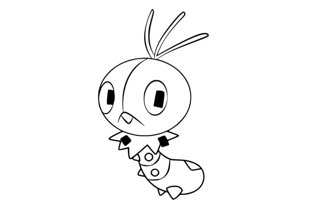 coloriage pokemon lépidonille