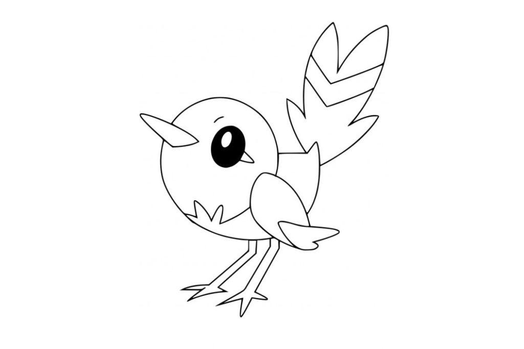 coloriage pokemon passerouge