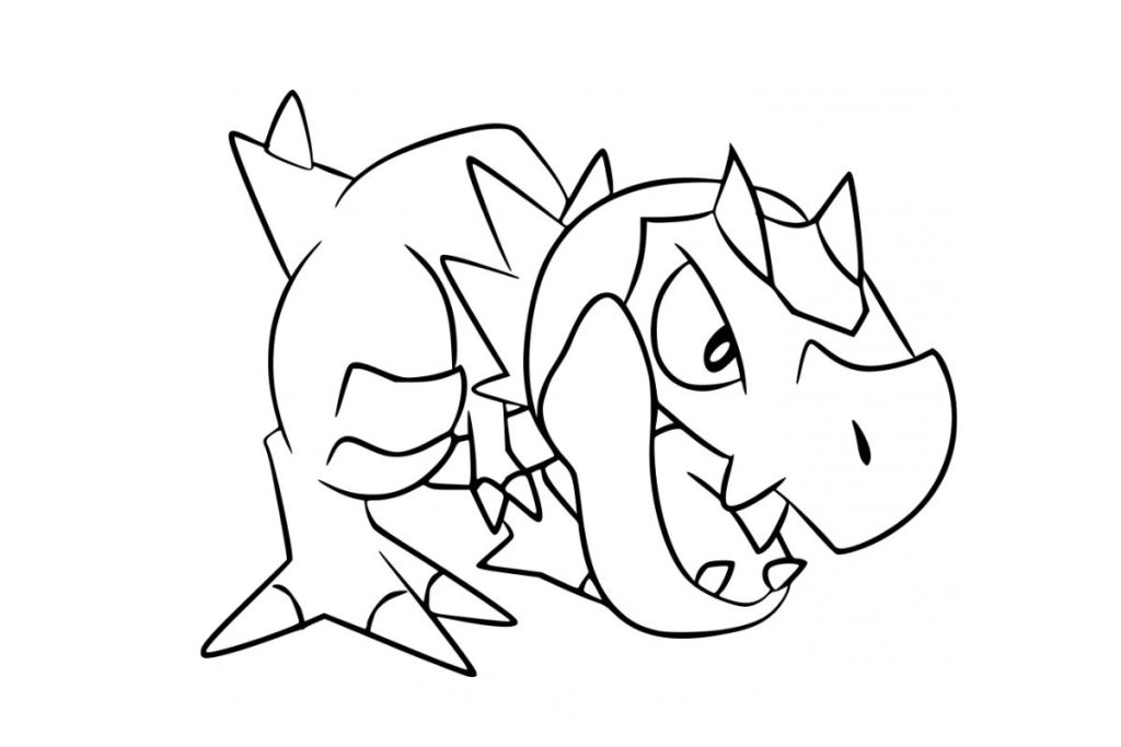 coloriage pokemon ptyranidur