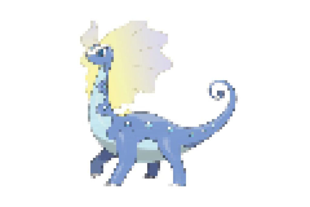 pixel art pokemon dragmara