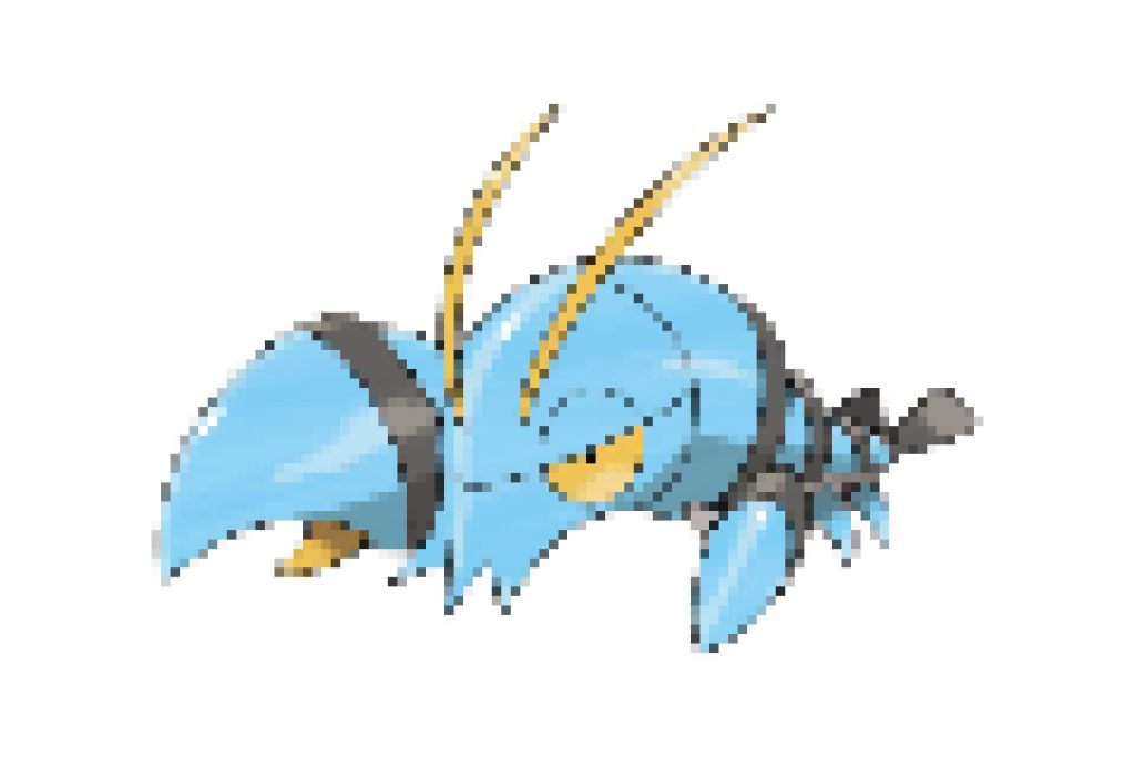 pixel art pokemon flingouste