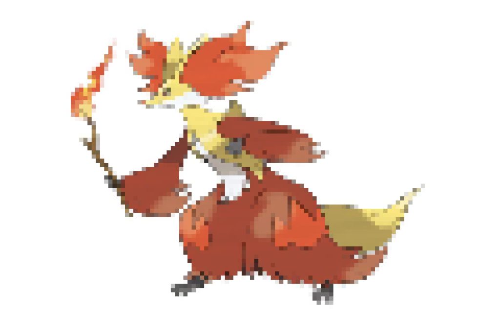 pixel art pokemon goupelin
