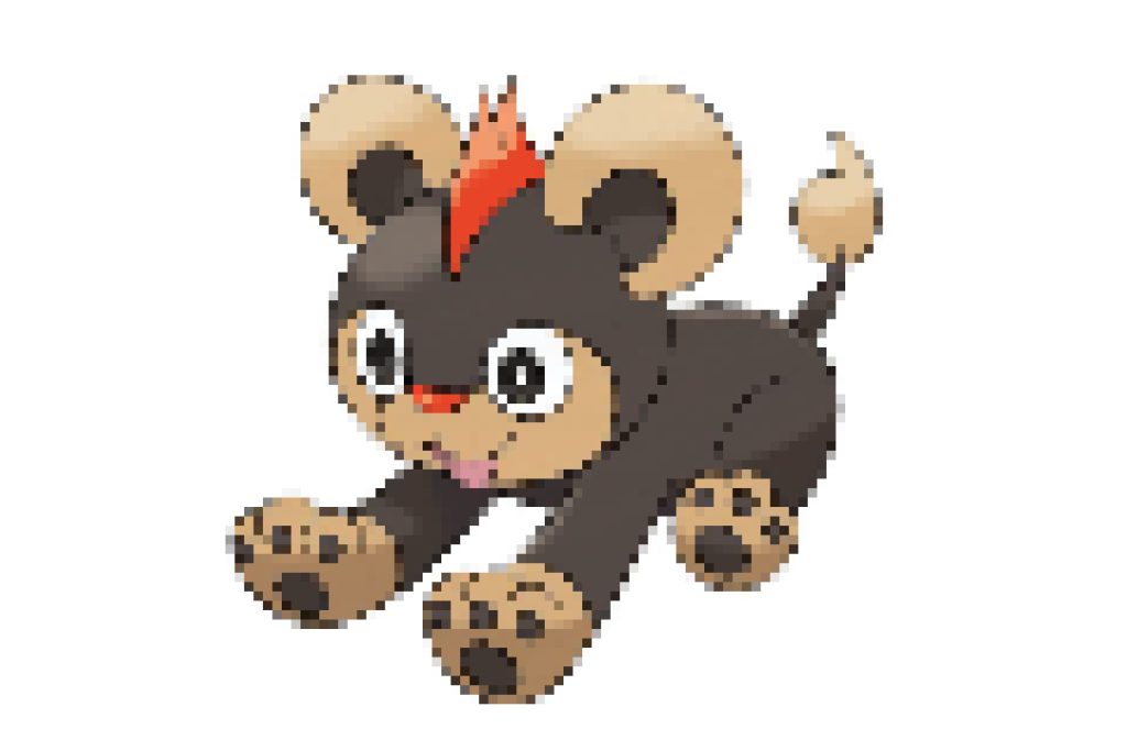 pixel art pokemon hélionceau
