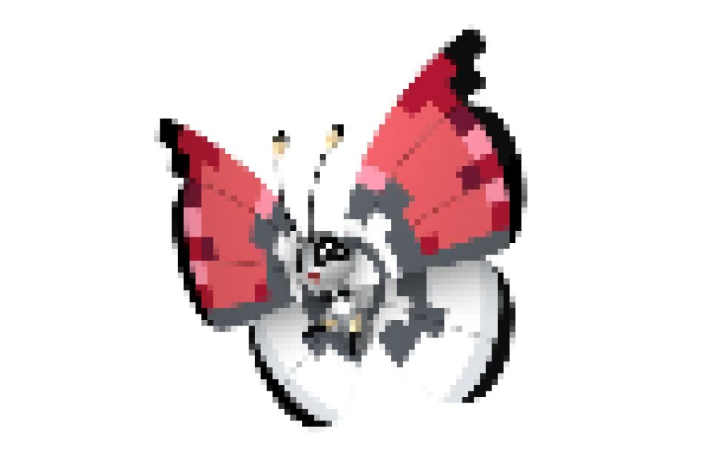 pixel art pokemon prismillon poké ball