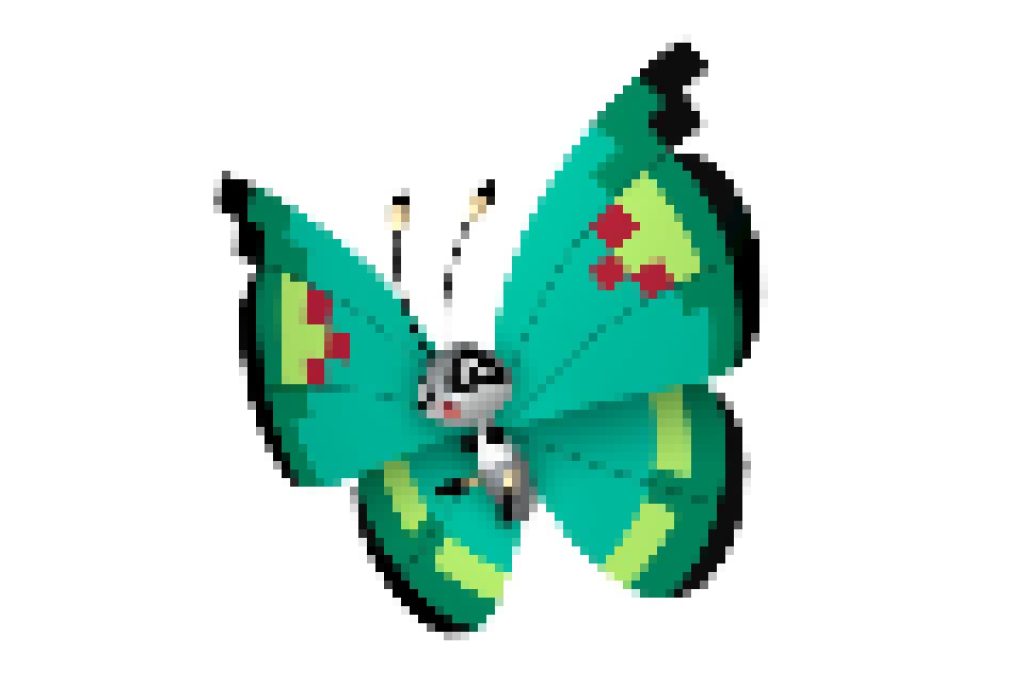pixel art pokemon prismillon verdure